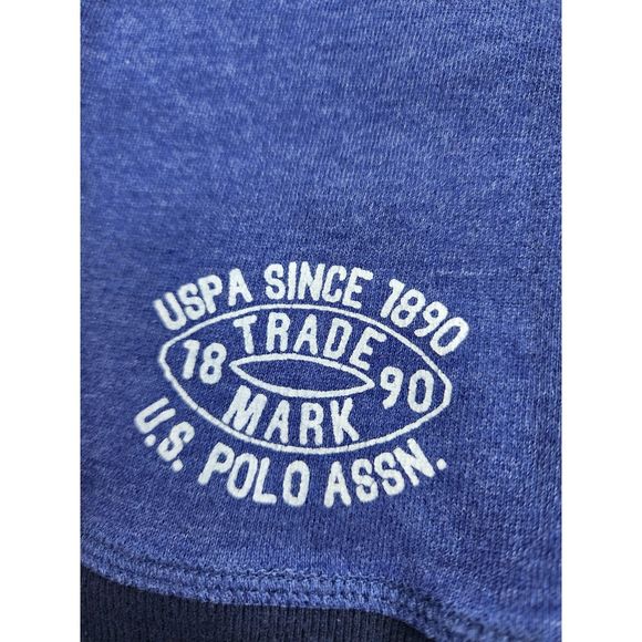 U.S. Polo Assn Blue Grey Pullover‎ Sweater Size M - Picture 4 of 6